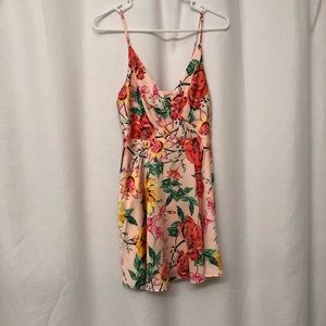 Express floral flirty summer dress